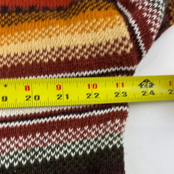 Vintage Striped Multicolour Cropped Cardigan - Picture 5 of 9